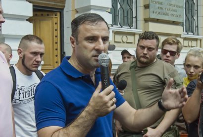 Глава облУВД в Одесской области Гиорги Лорткипанидзе встретился с представителями Правого сектора