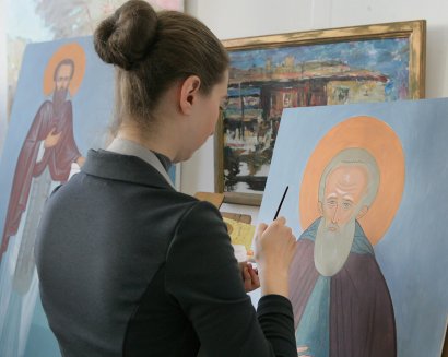 Обучение иконописи в Свято-Архангело-Михайловском женском монастыре