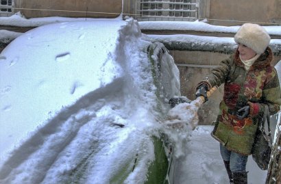 Одесса в снежной осаде