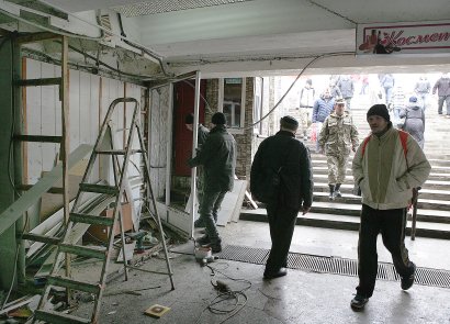 В Одессе начался демонтаж торговых павильонов, расположенных в подземных переходах
