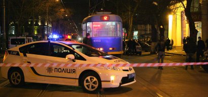 Нападение на инкассаторов в центре Одессы