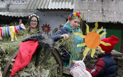 В Одесском зоопарке встречали весну народными гуляниями