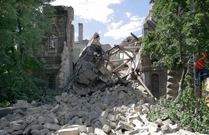 В Одессе рухнул "масонский дом"