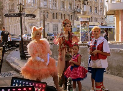 Одесская Музкомедия преподнесла сюрприз посетителям "Зеленой волны"