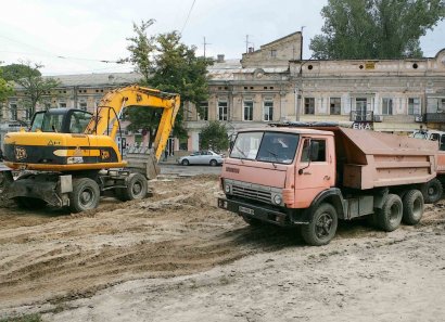 Реконструкция Тираспольской площади вошла в активную фазу
