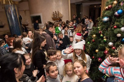 В Одесской юракадемии прошёл новогодний утренник для детей вынужденных  переселенцев и детей из семей погибших сотрудников правоохранительных органов 