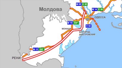 Трасса Одесса – Рени соединит Украину с Евросоюзом