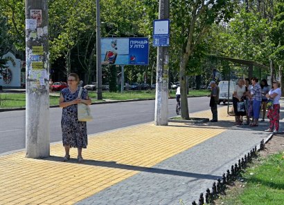 В Одессе отремонтирован тротуар на Адмиральском проспекте