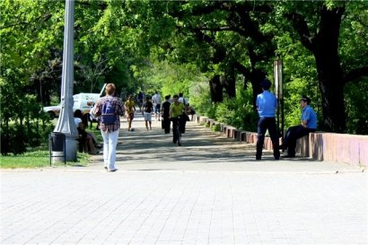 В преддверии сегодняшнего матча под усиленную охрану взят не только стадион «Черноморец», но и весь парк Шевченко