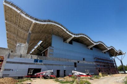 Монтаж кровли нового терминала Международного аэропорта Одесса выполнен на 100%
