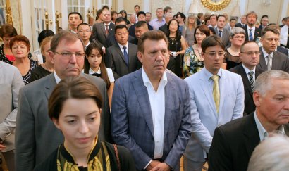 Прием в Генеральном консульстве Китайской Народной Республики в Одессе в честь 66-й годовщины образования КНР
