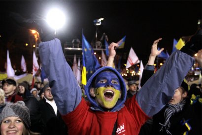 Евроистерия в Украине идет на спад