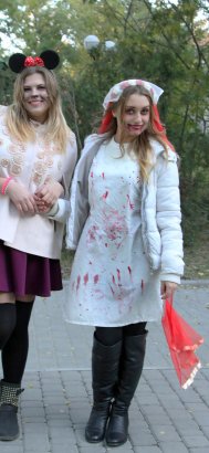 Одесситы отмечали Хэллоуин в Лунном парке