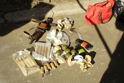 В Одессе случайно  найден целый арсенал огнестрельного «мусора» 