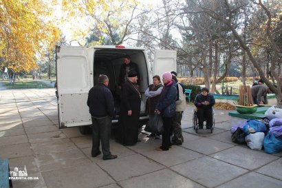 Одесская епархия вновь оказала помощь нуждающимся вынужденным переселенцам (фото)