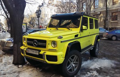 Не представленный Mercedes G500 4х42 засветился в Одессе