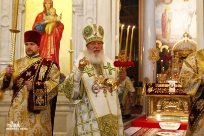 В праздник Пасхи митрополит Агафангел совершил Пасхальное Богослужение в Спасо-Преображенском Одесском кафедральном соборе (фото)