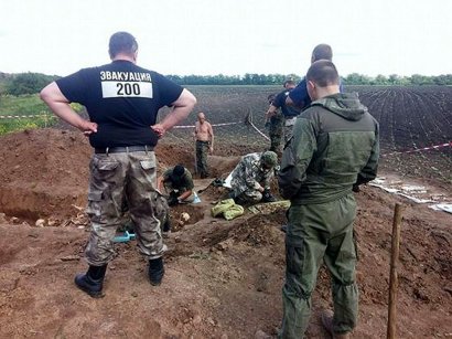 В Донецкой области одесситы нашли захоронения воинов Второй мировой войны (фото)