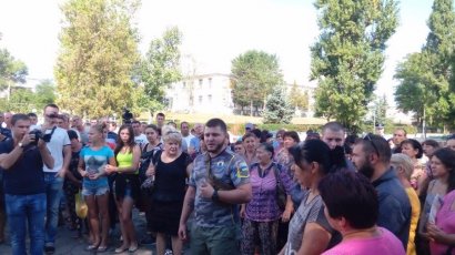 Гражданский корпус «Азов» прибыл в Лощиновку