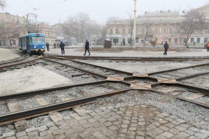 В Одессе Тираспольскую площадь открывают для движения трамваев