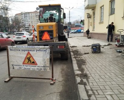 В Одессе завершают благоустройство тротуаров Адмиральского проспекта