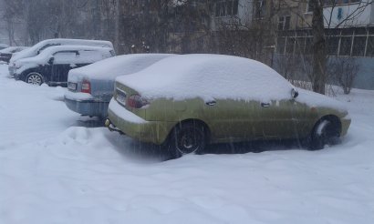 В Одессе снегопад