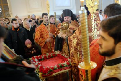 В Одессу прибыла одна из главных святынь Афона – мощи Святого Пантелеимона (фото)