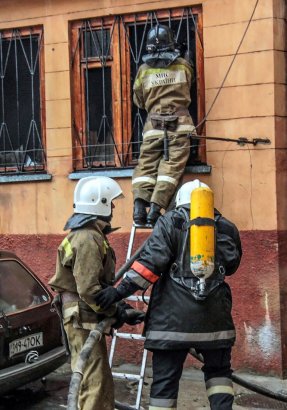  Пожар в Одессе по ул. Княжеской