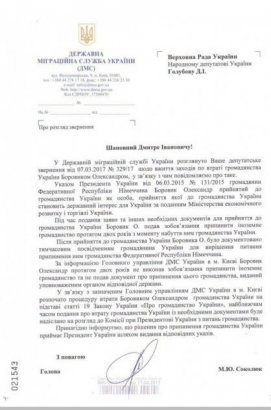 Начата процедура лишения Саши Боровика украинского гражданства