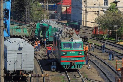 Появилось фото с места столкновения поездов во Львове