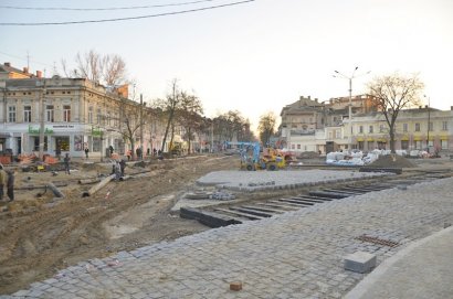 Все работы на Тираспольской площади будут полностью завершены в течение месяца