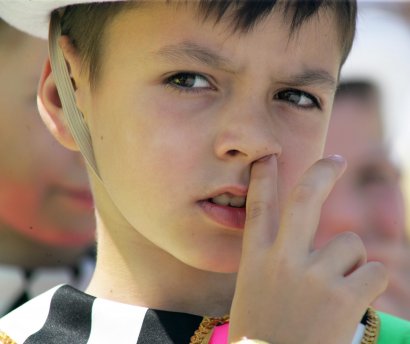  На Потемкинской лестнице состоялся флешмоб "Мир детям" Одессы