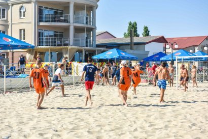 В Затоке прошли Летние игры по пляжным видам спорта