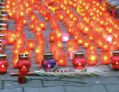 На Соборной площади зажгли свечу
