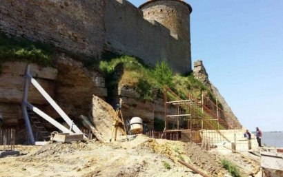 Работы по укреплению северной стены Белгород-Днестровской крепости продлиться до конца года
