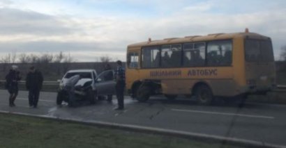 В Одесской области в аварию попал пассажирский автобус