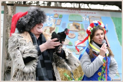 В Одесском зоопарке звучали рождественские колядки 