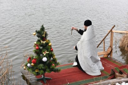 Одесситы в праздник Крещения Господнего посещали храмы и совершали обряды омовения