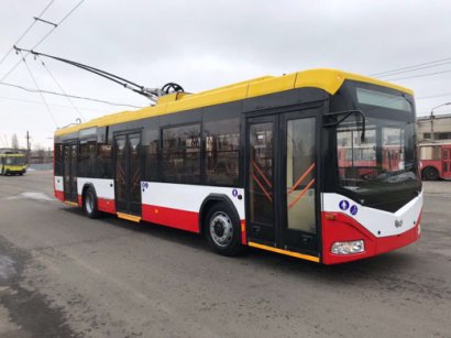 В Одессе на маршрут вышли первые белорусские троллейбусы