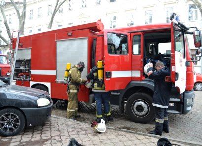 В центре города снова горело кафе