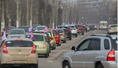 Одесский женский автопробег к Международному женскому дню 8 Марта