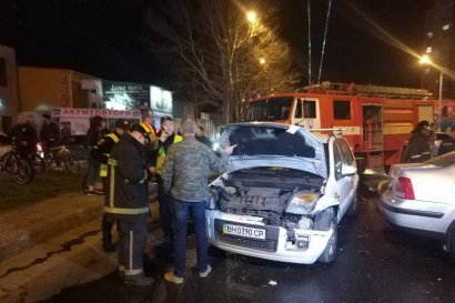Серьезное ДТП произошло в  районе проспекта  маршала Жукова