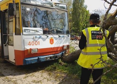 Очередное ДТП с участием пассажирского электротранспорта произошло в Одессе