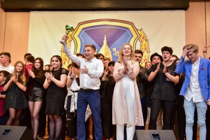 Студенческий батл шуток на ежегодном Кубке президента Одесской Юракадемии по КВН 