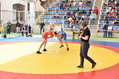 Международный турнир по вольной борьбе «Черное море» открылся в спорткомплексе Одесской Юракадемии