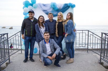 Студенты Одесской Юракадемии организовали благотворительную кино-акцию на берегу моря в помощь учащихся школы-интерната