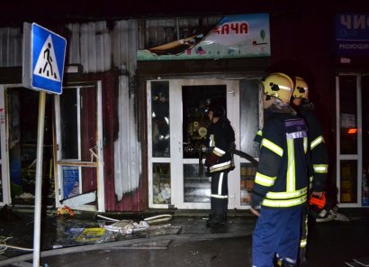 В Одесской области горел рынок