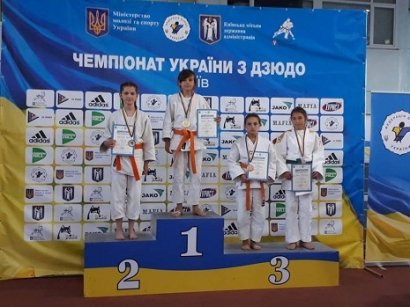 Одесские дзюдоисты - обладатели золотых медалей чемпионата Украины 
