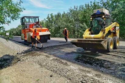 Продолжается ремонт трассы Одесса - Рени