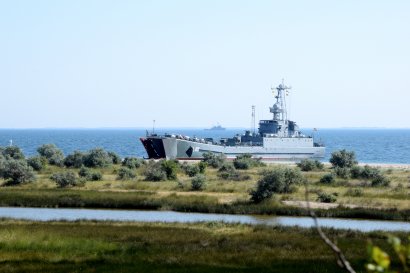 Украинские морпехи провели десантирование на остов Змеиный